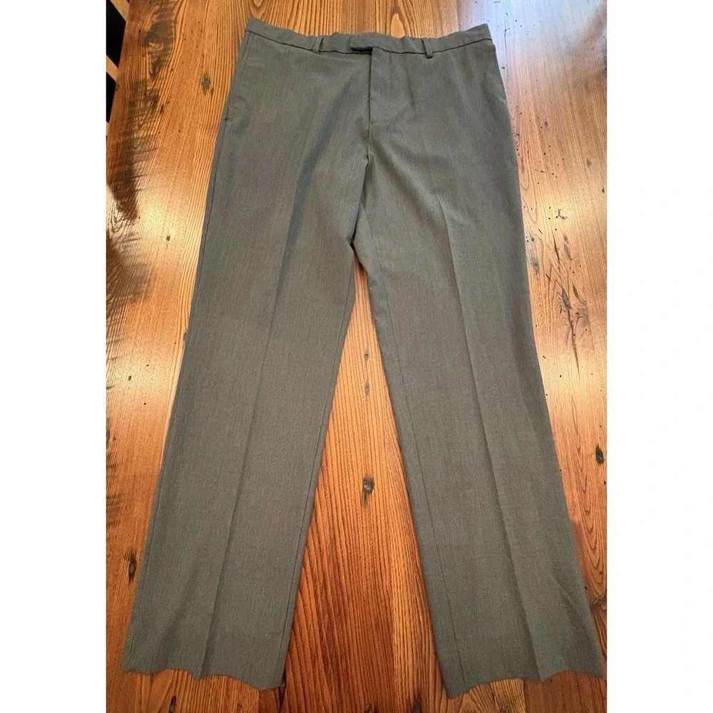 NWT Banana Republic Pants Mens Fits 36x31.5 Gray Tailored Performance Slim Dress